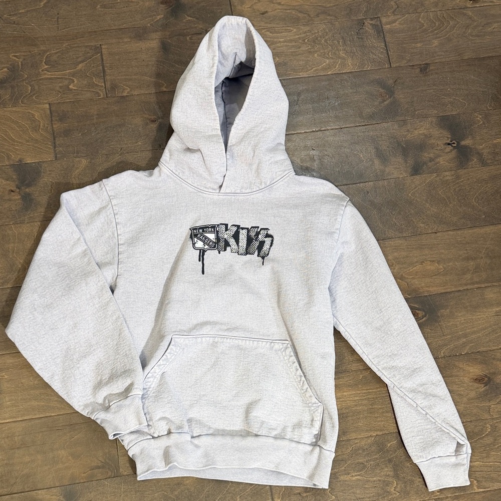 Gray Hoodie with Graphic Logo
